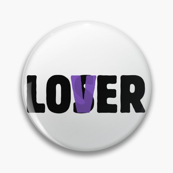 Item preview, Lover – Minimalist Typography with Purple Accent black designed and sold by A-Szczesniak.
