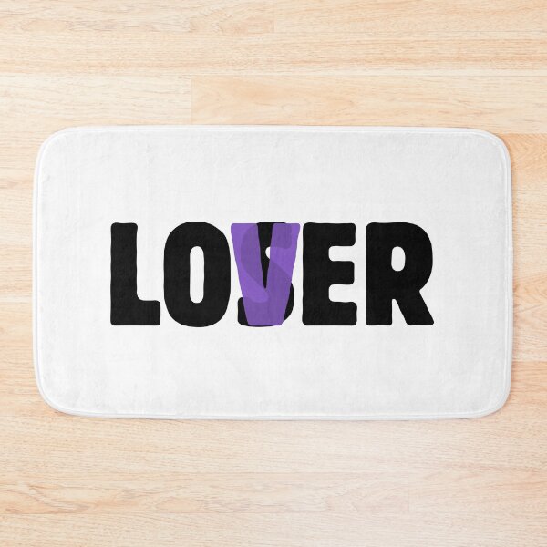 Item preview, Lover – Minimalist Typography with Purple Accent black designed and sold by A-Szczesniak.