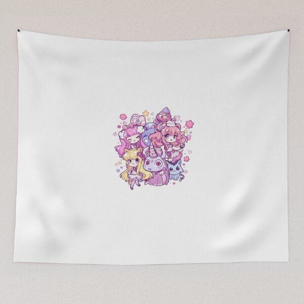 Item preview, Kawaii Magical Girls Cute Anime Style Design designed and sold by Aura.Creative.