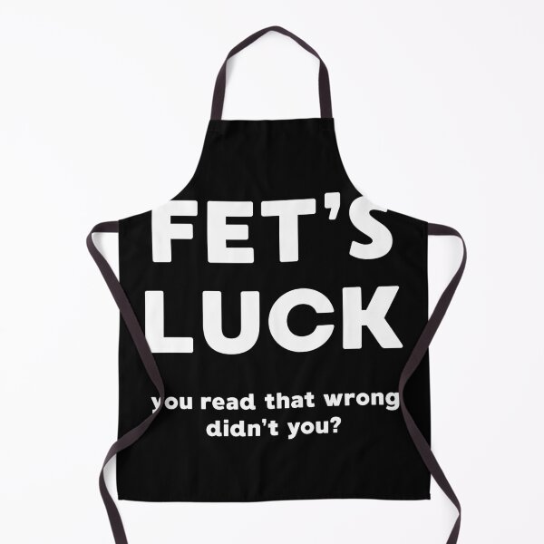 Item preview, Fet’s Luck – Brain Trick Typography Joke designed and sold by A-Szczesniak.