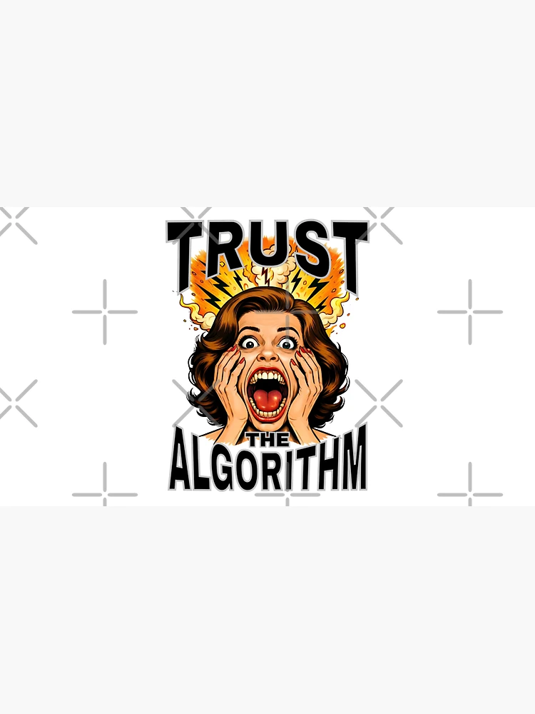 Thumbnail 3 of 3, Cap, Trust The Algorithm designed and sold by StatusApocalyps.
