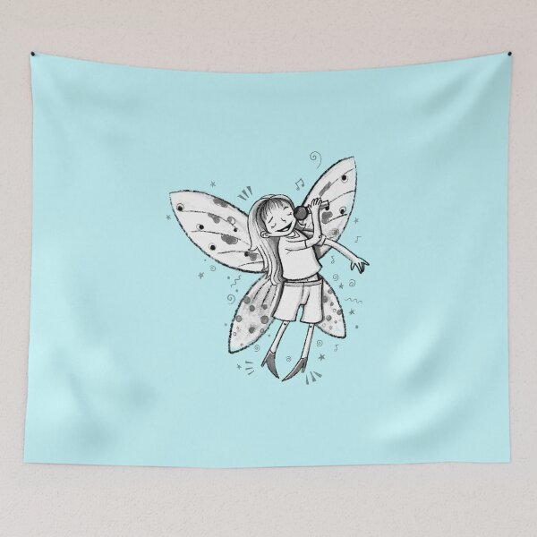 Item preview, Fairy Singer on a microphone designed and sold by jasmineberry.