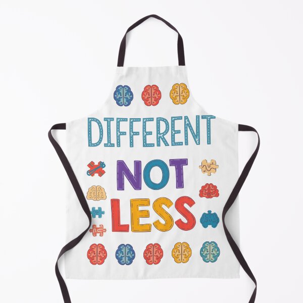 Item preview, Different Not Less | Autism & Neurodiversity Pride Quote designed and sold by YvkafromPoland.