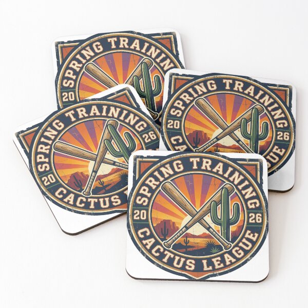 Item preview, Cactus League 2026 Retro Shield designed and sold by ryanguas.