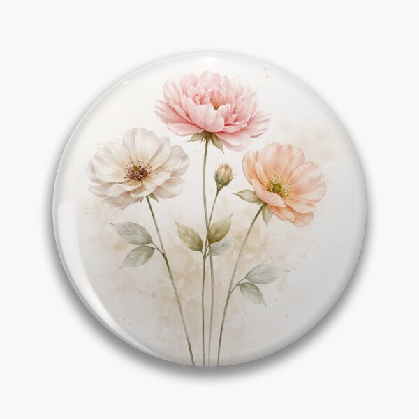 Item preview, Elegant Neutral Floral Wall Art designed and sold by Andrei Cazan.
