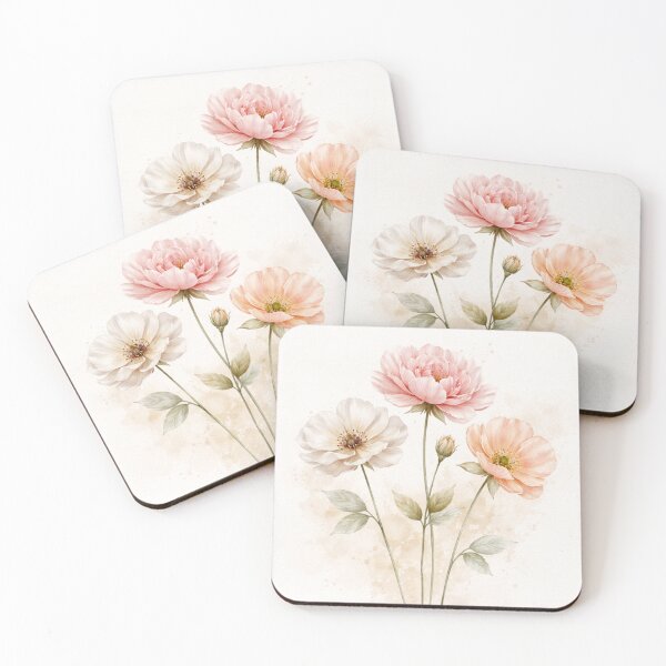 Item preview, Elegant Neutral Floral Wall Art designed and sold by Andrei Cazan.