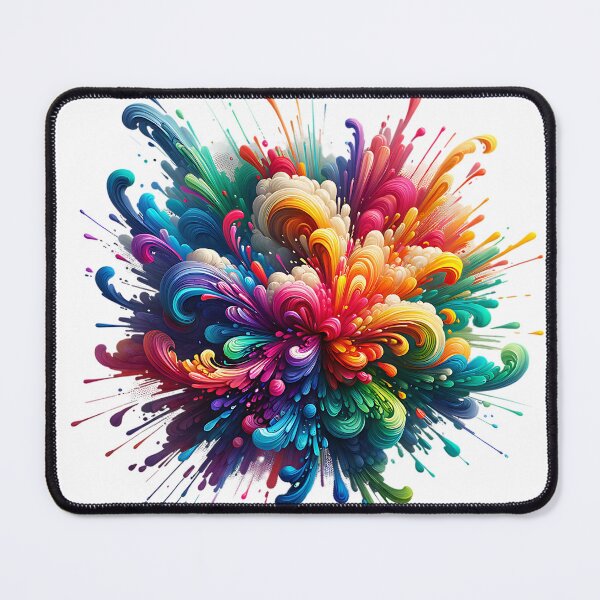 Item preview, Vibrant Abstract Color Explosion Splash Art designed and sold by aiTrendy09.