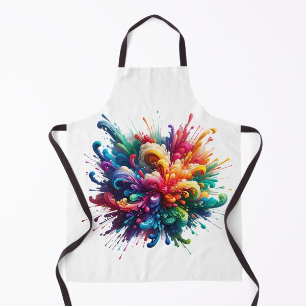 Item preview, Vibrant Abstract Color Explosion Splash Art designed and sold by aiTrendy09.