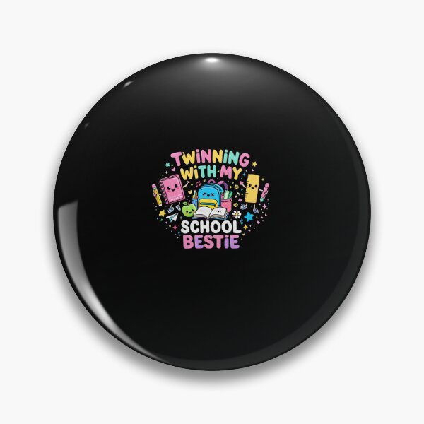 Item preview, Twinning With My School Bestie Cute Kawaii School Supplies Friends Back To School designed and sold by bilal sibgui.