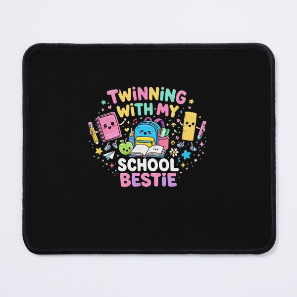 Item preview, Twinning With My School Bestie Cute Kawaii School Supplies Friends Back To School designed and sold by bilal sibgui.