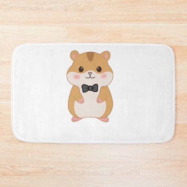 Item preview, Cute Kawaii Hamster with Bow Tie Sticker- Adorable Cartoon Hamster designed and sold by pn_terest.