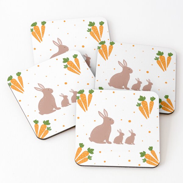 Item preview, Bunnies and carrots designed and sold by Ana Gorozpe.
