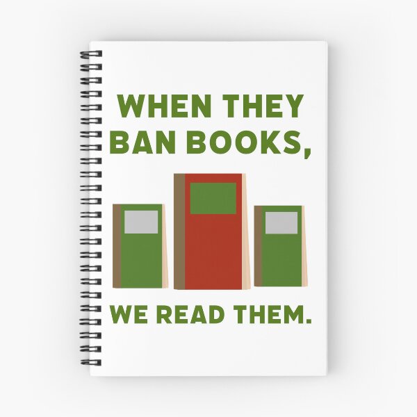 Item preview, When they ban books, we read them.  designed and sold by Rachel the Artist .