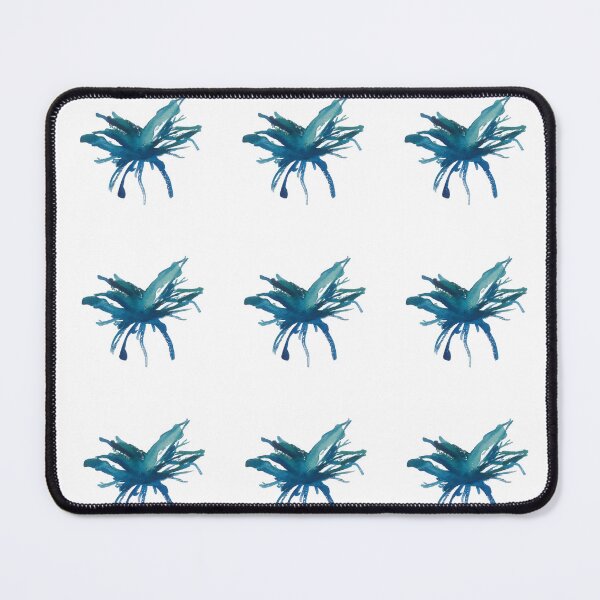 Item preview, Mayfly II, Abstract Blue Watercolor Nature Epiphytes Sketch designed and sold by SWSandraWechner.