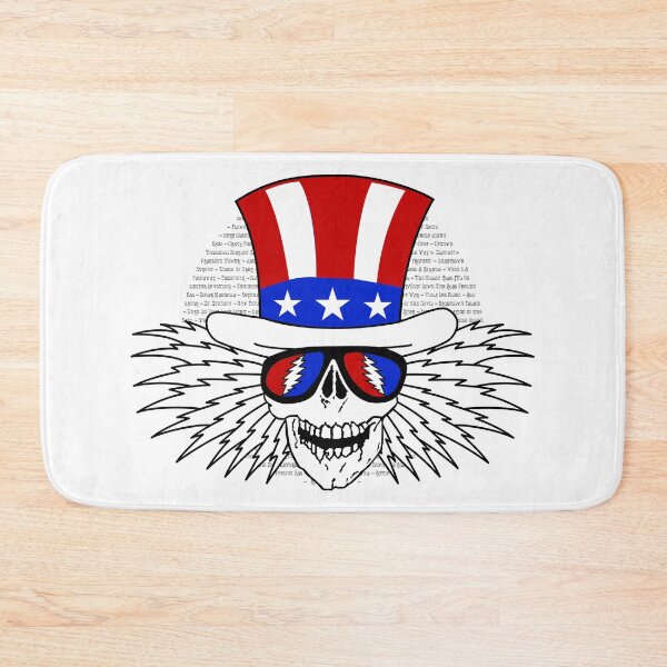 Item preview, GD skull wearing a top hat with song list background designed and sold by iAmAnAstronaut-.