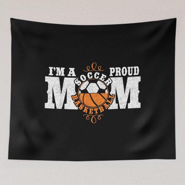 Item preview, I'm a Proud Basketball Soccer Mom - Combined Sports designed and sold by KatherynSGardne.