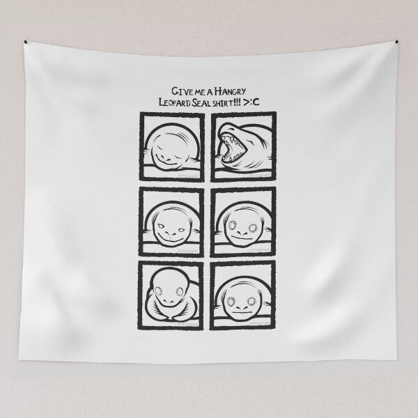 Item preview, Give me a Hangry Leopard Seal shirt!!! designed and sold by petselkie.