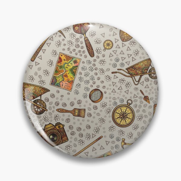Item preview, Archaeology Toolbox Background Pattern designed and sold by ottrain.