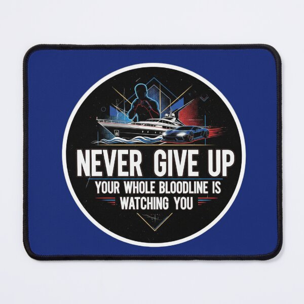 Item preview, Never Give Up Bloodline Watching Success Motivation Sticker designed and sold by Scro-Ciob-Shop.