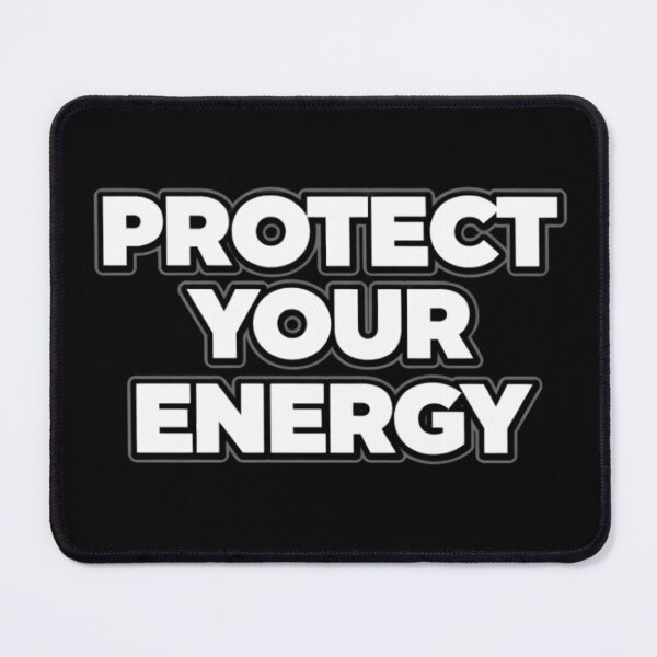 Item preview, Protect Your Energy Minimalist Mindset Statement Shirt designed and sold by Papier Atelier Art.