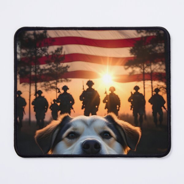 Item preview, USA Royalty Patriotic Dog Selfie 250th July 4th Memorial Tribute designed and sold by Jokerstyle.