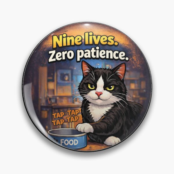 Item preview, Nine lives designed and sold by UnhingedCat Co..