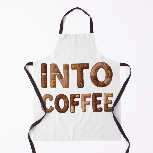 Item preview, INTO COFFEE - IN FAUX LETTERING designed and sold by AlexOBrienArt.
