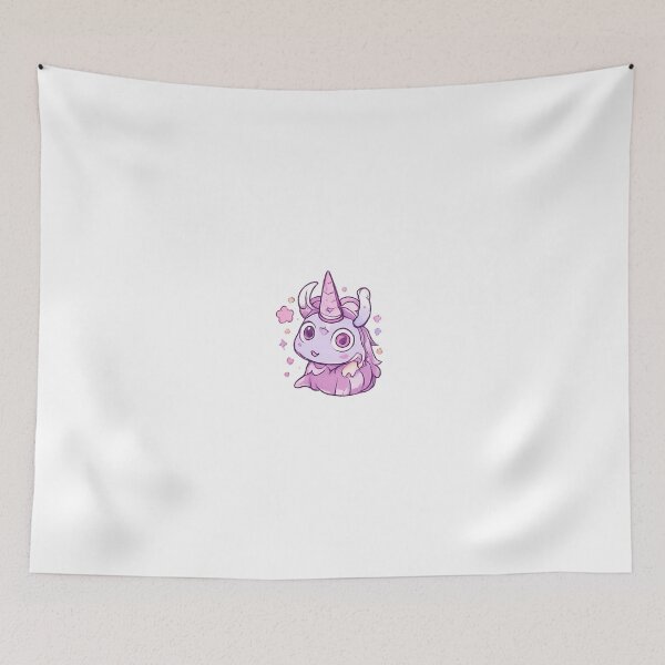 Item preview, Kawaii Unicorn Monster Cute Pastel Fantasy Creature designed and sold by Aura.Creative.