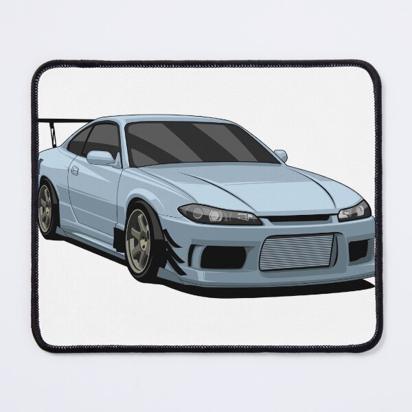 Item preview, JDM Drift Car Vector – Nissan Silvia S15 Style Japanese Sports Car Illustration designed and sold by wisnubayuaji.