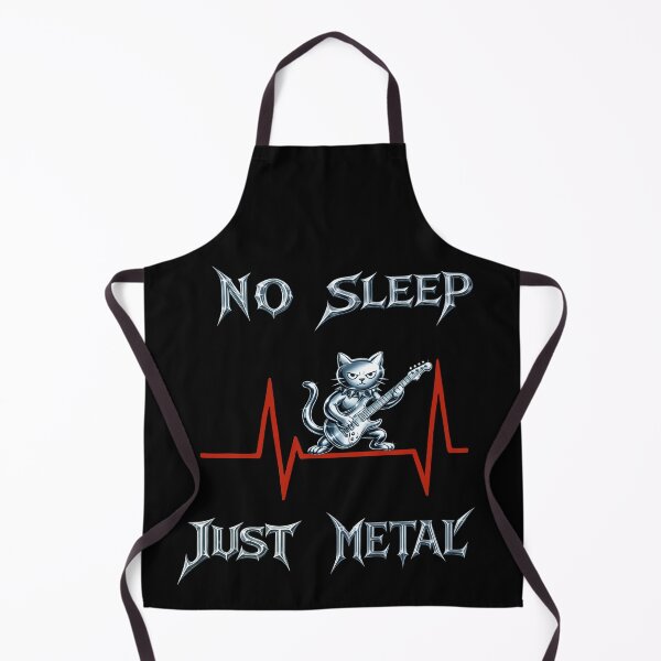 Item preview, No Sleep Just Metal Cat – Heavy Metal Guitar Rock Design. designed and sold by TBWCREATIONS.