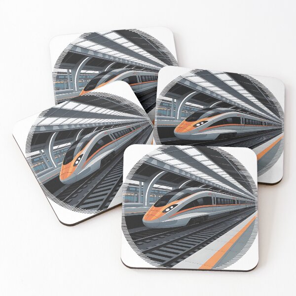 Item preview, Futuristic High Speed Train in Motion designed and sold by aiTrendy09.