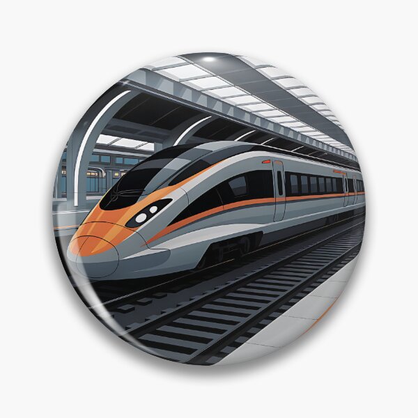 Item preview, Futuristic High Speed Train in Motion designed and sold by aiTrendy09.