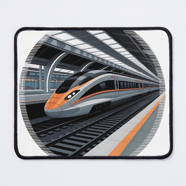 Item preview, Futuristic High Speed Train in Motion designed and sold by aiTrendy09.