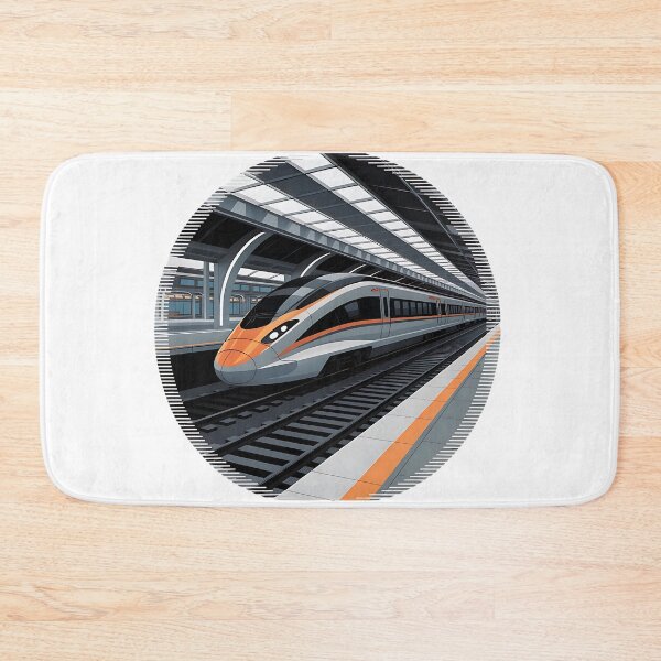 Item preview, Futuristic High Speed Train in Motion designed and sold by aiTrendy09.