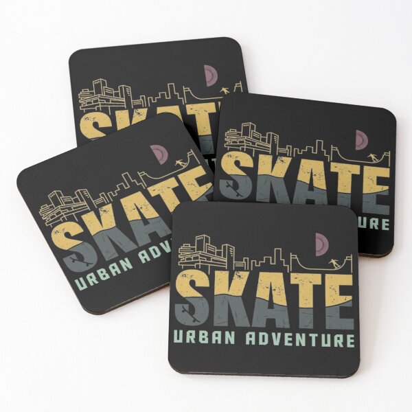Item preview, Skate Urban Adventure – City Skyline Emblem Design designed and sold by Dogandesighn.