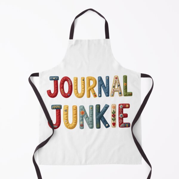 Item preview, JOURNAL JUNKIE - IN COLORFUL FAUX LETTERING designed and sold by AlexOBrienArt.