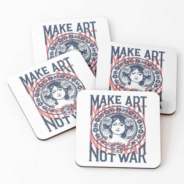 Item preview, Make Art Not War designed and sold by Steele-Art.