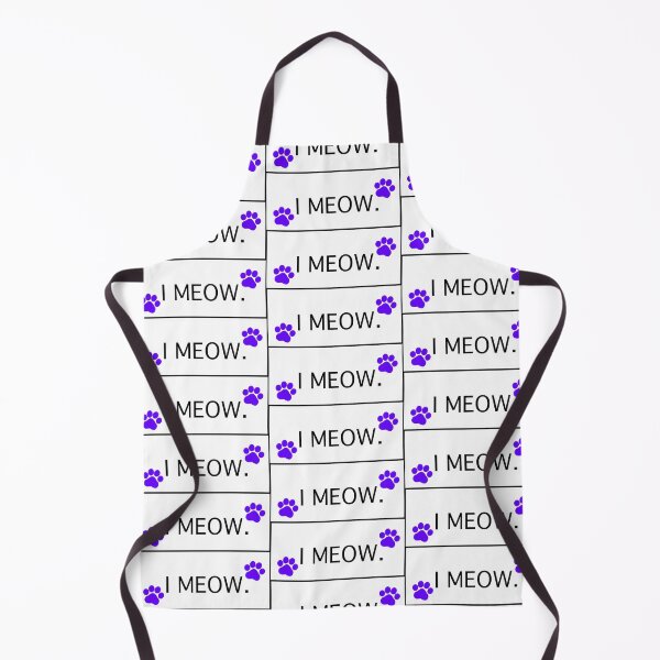 Item preview, “ I Meow” Purple Cat Paws I Meow Cat lovers Cat addicts Cat mamas Cat Owners designed and sold by OneCatShop.