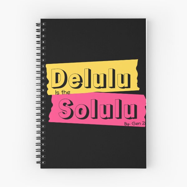Item preview, Delulu Solulu - Trendy Gen Z Typography designed and sold by Mini Pixel Perfect Co..