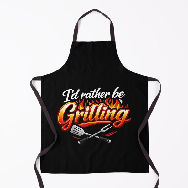 Item preview, I'd Rather Be Grilling  designed and sold by ttuniques.
