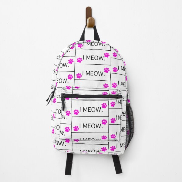 Item preview, “ I Meow” Pink Cat Paws I Meow Cat lovers Cat addicts Cat mamas Cat Owners designed and sold by OneCatShop.
