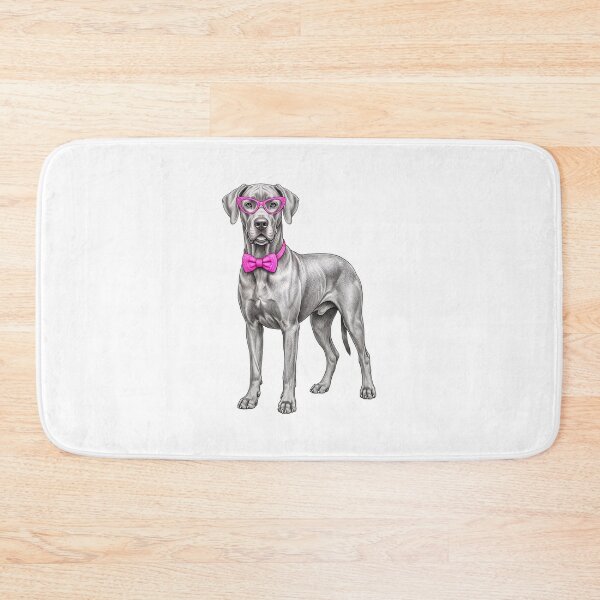 Item preview, Preppy Great Dane Mom Mother's Day Watercolor Pink Bow Sunglasses Dog Gift designed and sold by EvrmoodCo.