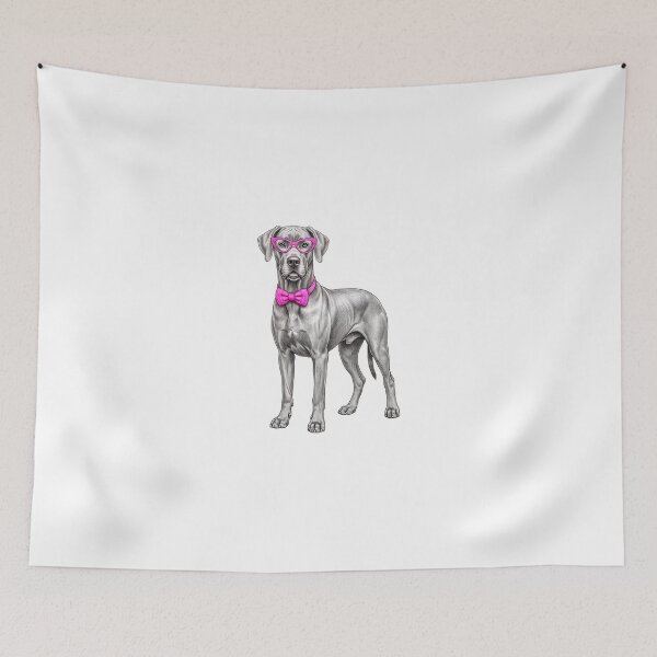 Item preview, Preppy Great Dane Mom Mother's Day Watercolor Pink Bow Sunglasses Dog Gift designed and sold by EvrmoodCo.