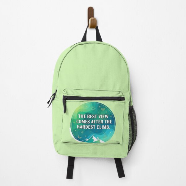 Item preview, The Best View Comes After The Hardest Climb Mountain Sticker designed and sold by Scro-Ciob-Shop.