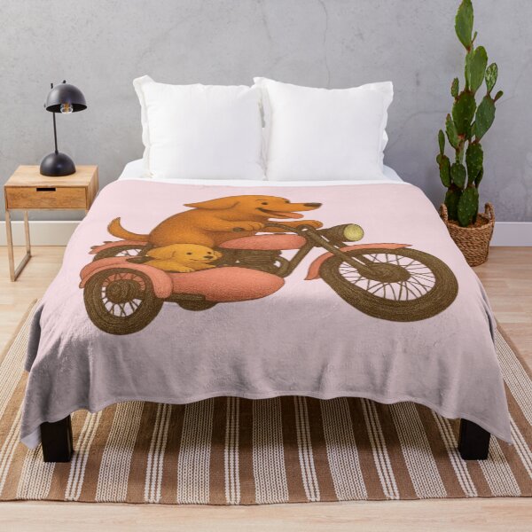 Item preview, Golden Retriever and Puppy – Sidecar Adventure designed and sold by Aloloco.