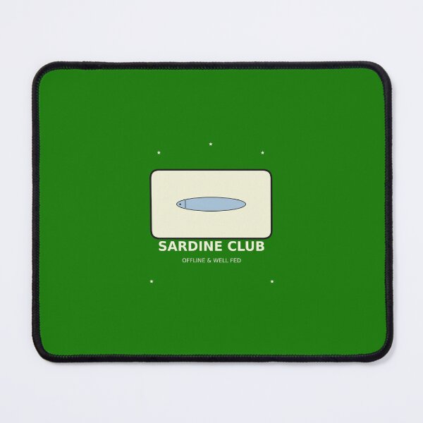 Item preview, Sardine Club: Retro Minimalist Graphic T-Shirt designed and sold by FarDesign.