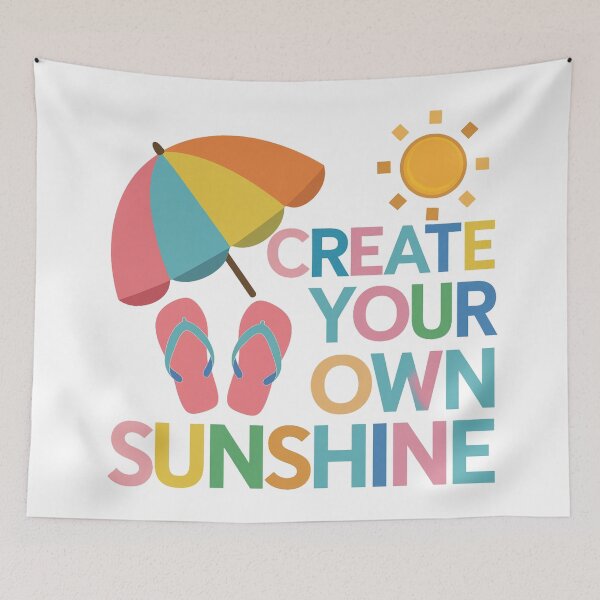 Item preview, Create Your Own Sunshine – Colorful Summer Beach designed and sold by KateVil.