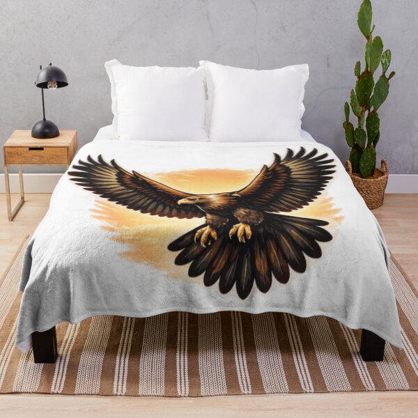 Item preview, Wedgetail Eagle in Flight – Australian Raptor Sunset Art designed and sold by PawPrintCustom.