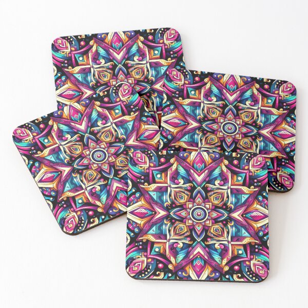 Item preview, Vibrant Mandala – Geometric Symmetry Emblem Design designed and sold by Dogandesighn.