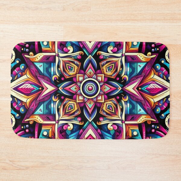 Item preview, Vibrant Mandala – Geometric Symmetry Emblem Design designed and sold by Dogandesighn.